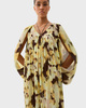 Rodebjer Klänning Iris Blurry Silk Multicolor L