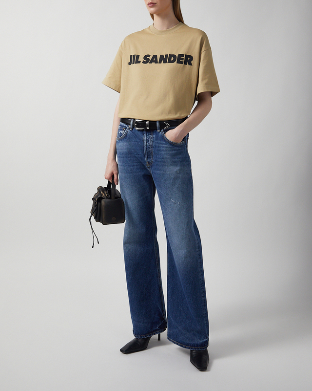Jil Sander T-Shirt Logo Beige XS