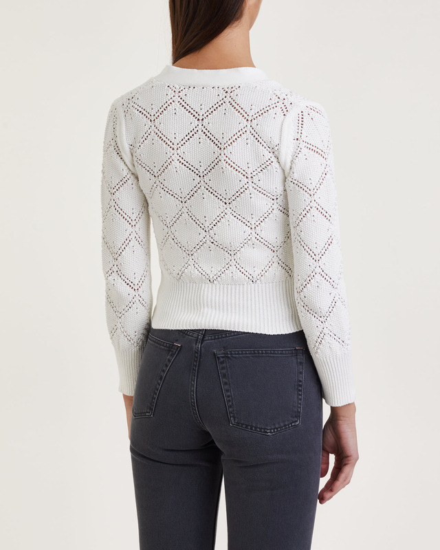 Max Mara Studio Top Tronto  Ivory L
