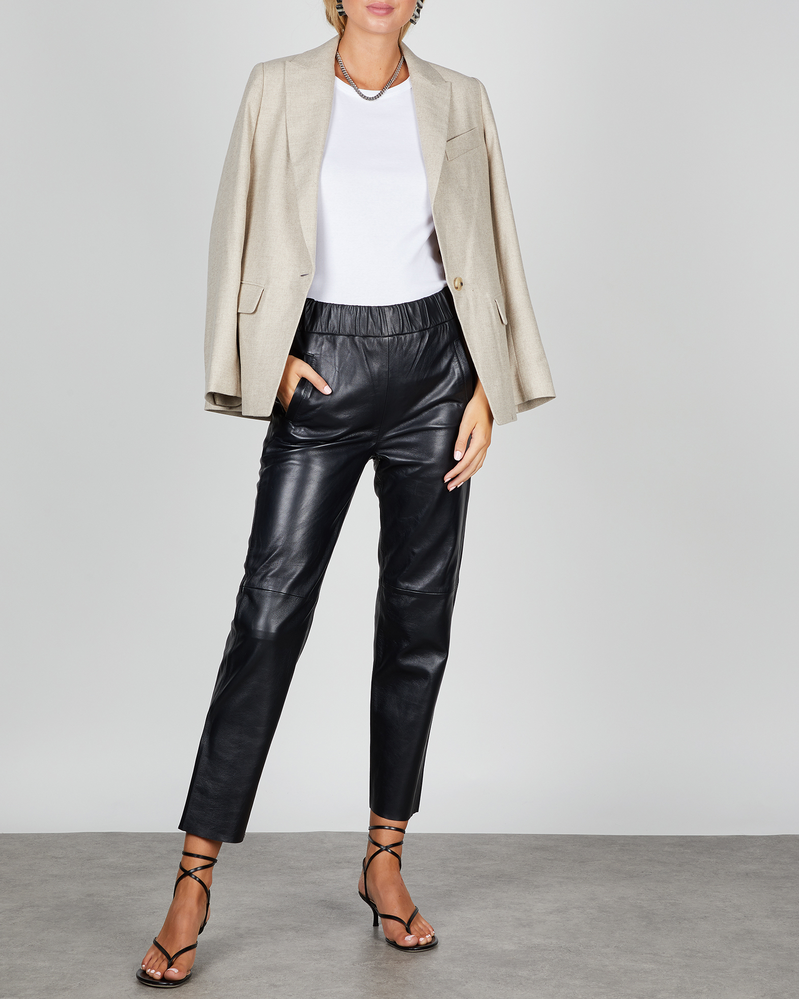 STAND STUDIO - Leather Trousers Noni 