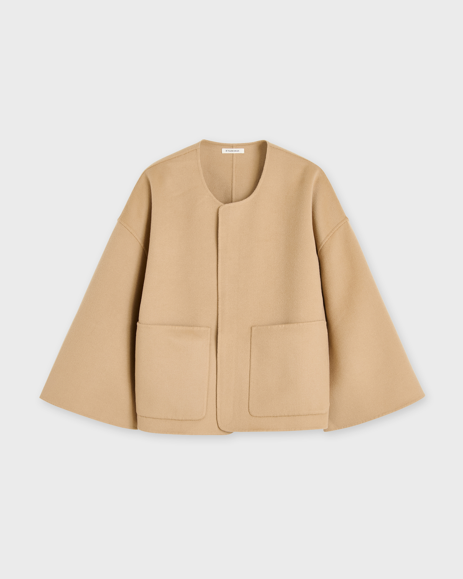 By Malene Birger Women's Sand Wool Coat Jacquie 42