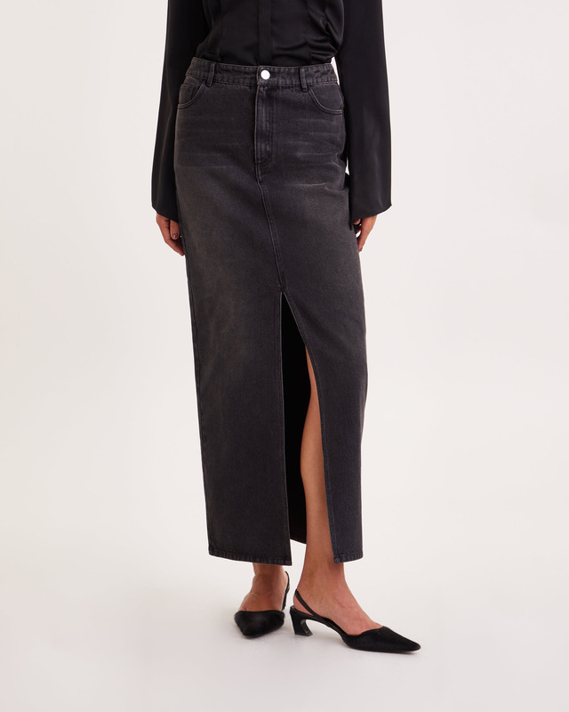 Wakakuu Icons Skirt Liz Denim Svart XS
