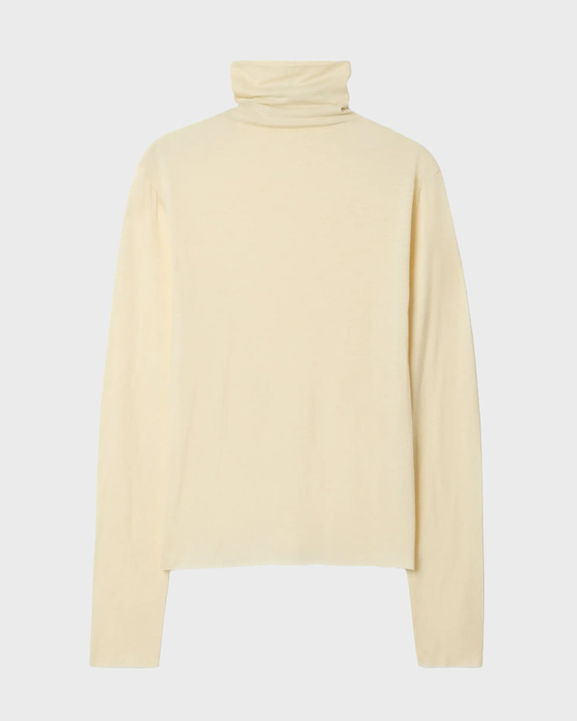 Dagmar Topp Wool Jersey Rollneck Cream M