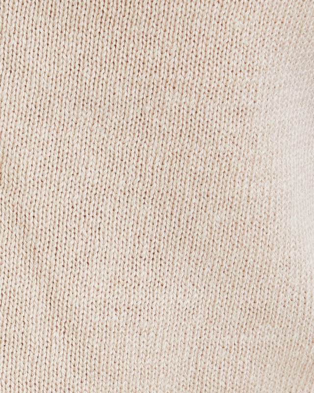 Filippa K Top Cotton Linen Knit Beige L