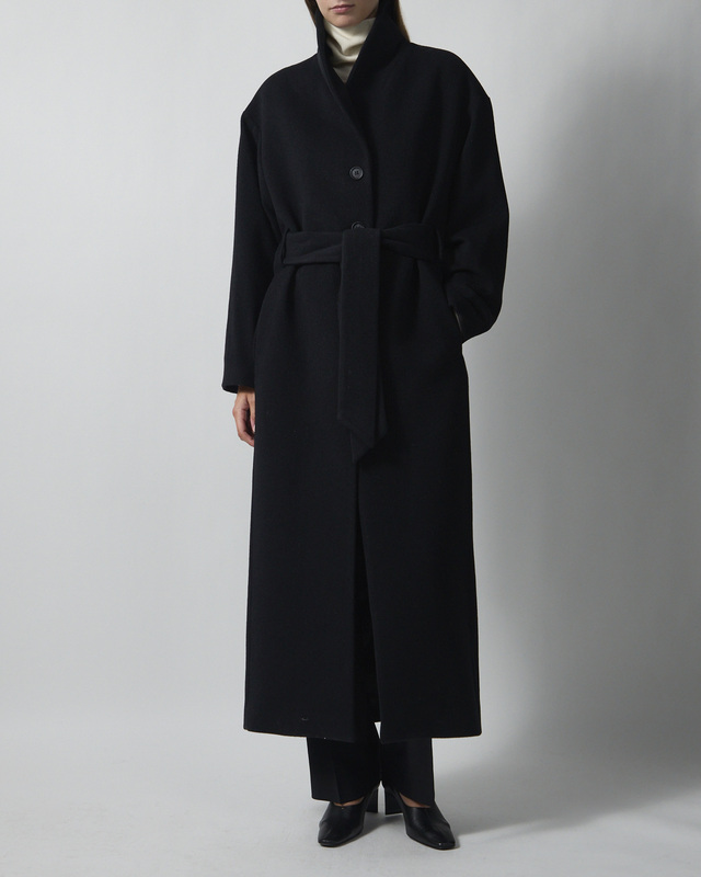 Dagmar Coat Wool Robe Black 34