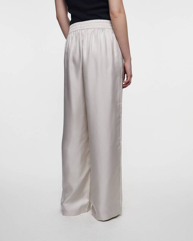 LISA YANG Byxor Wide Leg  Champagne 0 (XS-S)
