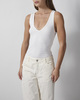 Wakakuu Icons Top Lotus Rib Tank White S