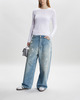 Acne Studios Jeans 2023 Baggy Fit Antracite Blue 38