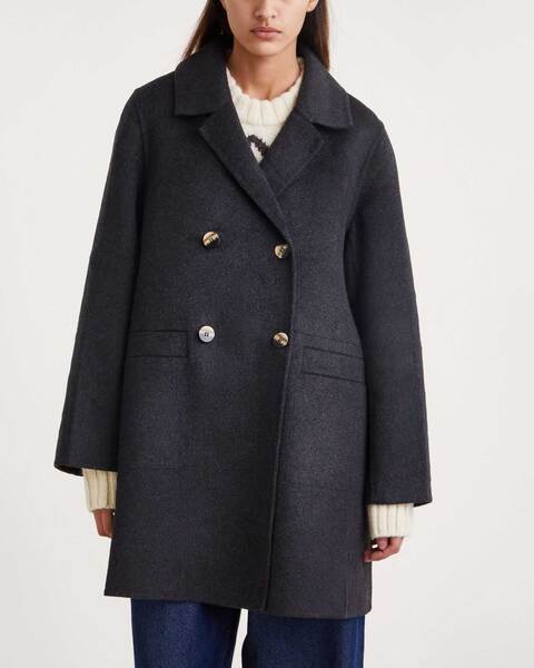 Jacka Wool Midi Phantom  1