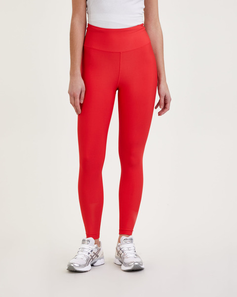 Graphic High Waist Tights Red 2