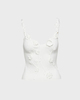 Cult Gaia Topp Emiliana Offwhite L
