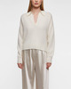 Almada Label  Tröja Kaia V-Neck Cashmere Creme XS