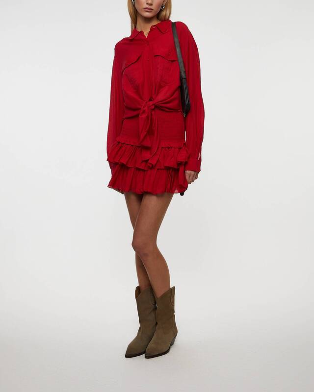 Isabel Marant Étoile Skjorta Nath Röd FR 40 (EUR 38)