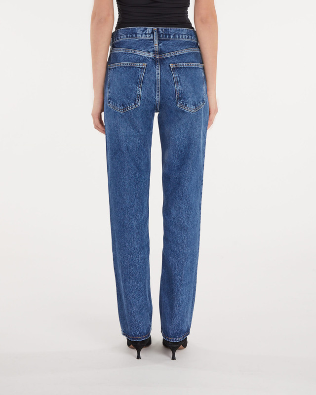 AGOLDE Jeans Lana M/R Vintage Straight Indigo 24
