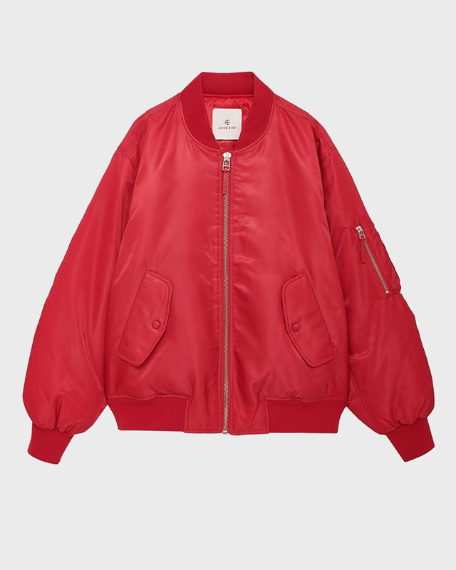 Anine Bing Bomber Leon Tango Red XS