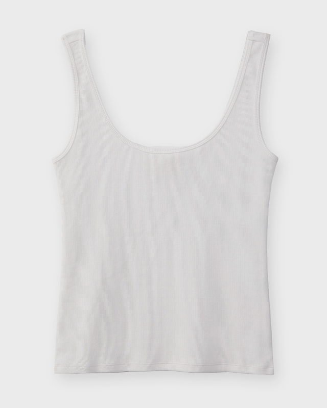 Wakakuu Icons Top Cato Rib Tank  White XS