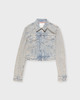 Acne Studios Jacket Monogram Denim Beige/blå 40