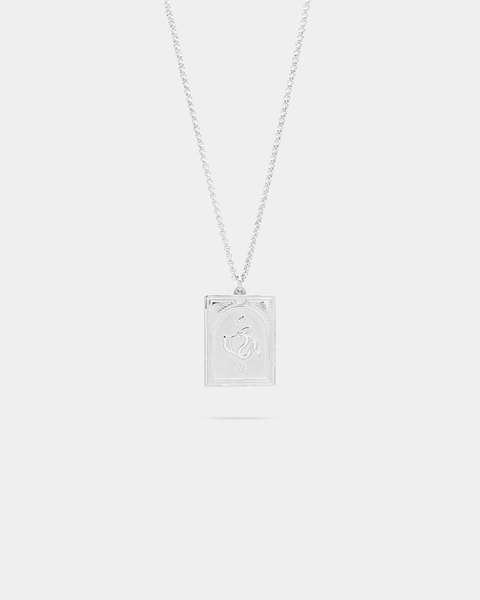 Halsband Tarot Lovers Pendant Silver 1