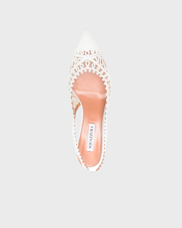 Aquazzura Slingback Kahlo  White EUR 37