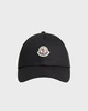 Moncler Gabardine Baseball Cap Black ONESIZE