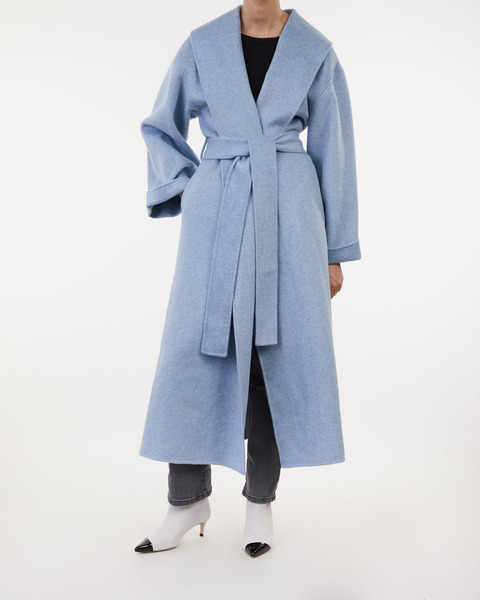 Coat Trullem Dusty blue 1