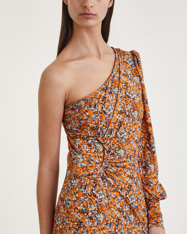 Gestuz Klänning OdaGZ One Shoulder Orange XS
