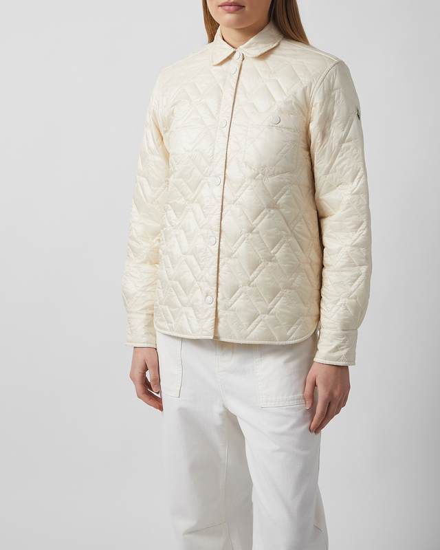 Moncler Jacket Quilted Shirt White XL