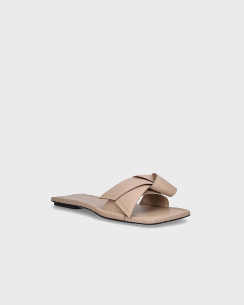 Sandals Musubi Leather Taupe 2