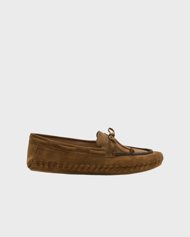 Le Monde Beryl Loafers Driver Moccasin Woven Taupe EUR 37