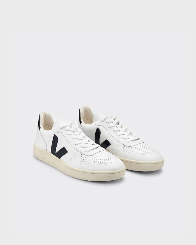 Veja Sneakers V-10 Leather Vit/svart EUR 41