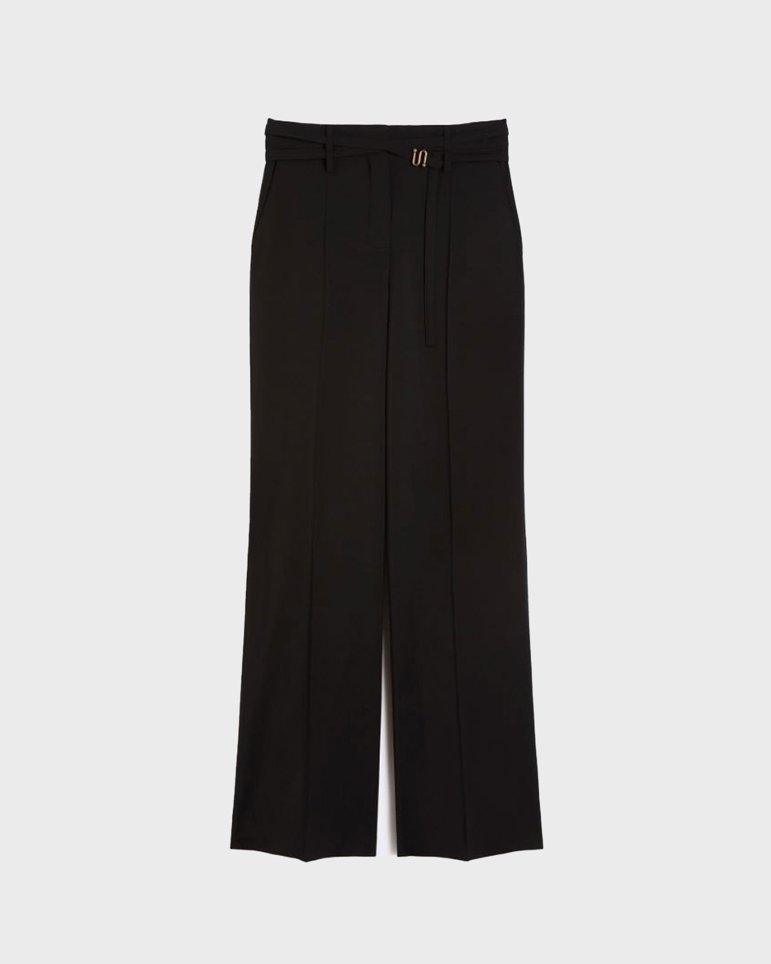 Sportmax Women's Black Trousers Long Spxcera It 46 (Eur L)