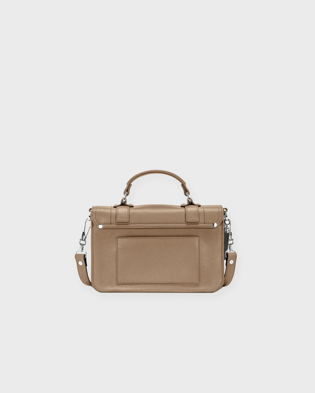Proenza Schouler Väska PS1 Tiny - Lux Leather Taupe ONESIZE
