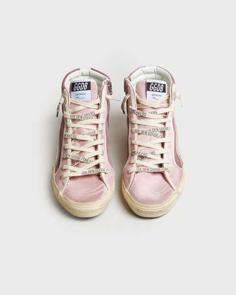 Sneakers Pink Suede Stars Purple 2