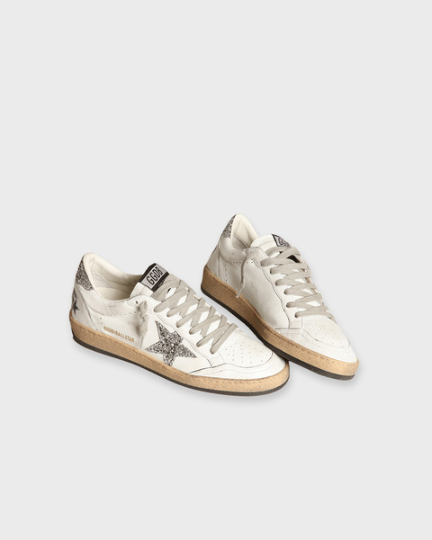 Sneakers Ballstar Nappa Glitter Star Silver/vit 2