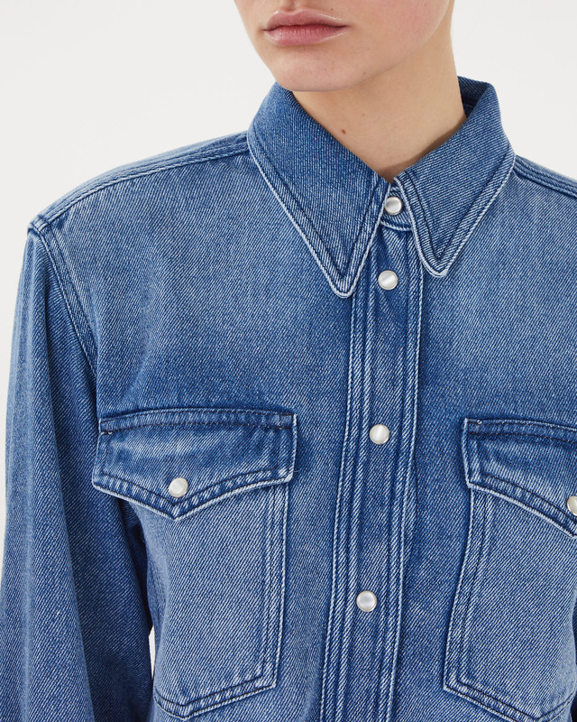 Isabel Marant Étoile Shirt TAHIS Ljusblå FR 36 (EUR 34)