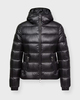 Moncler Jacket Glesse Hooded Short Down Black MONCLER 2 (M)