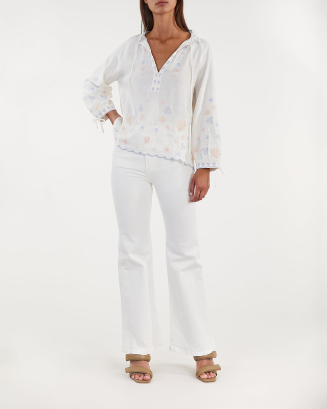 By Malina Blouse Marina  Vit XL