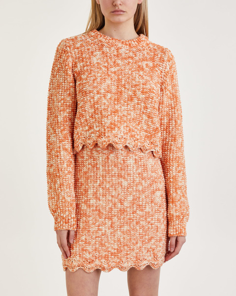 Sweater Tori Cropped Orange 1