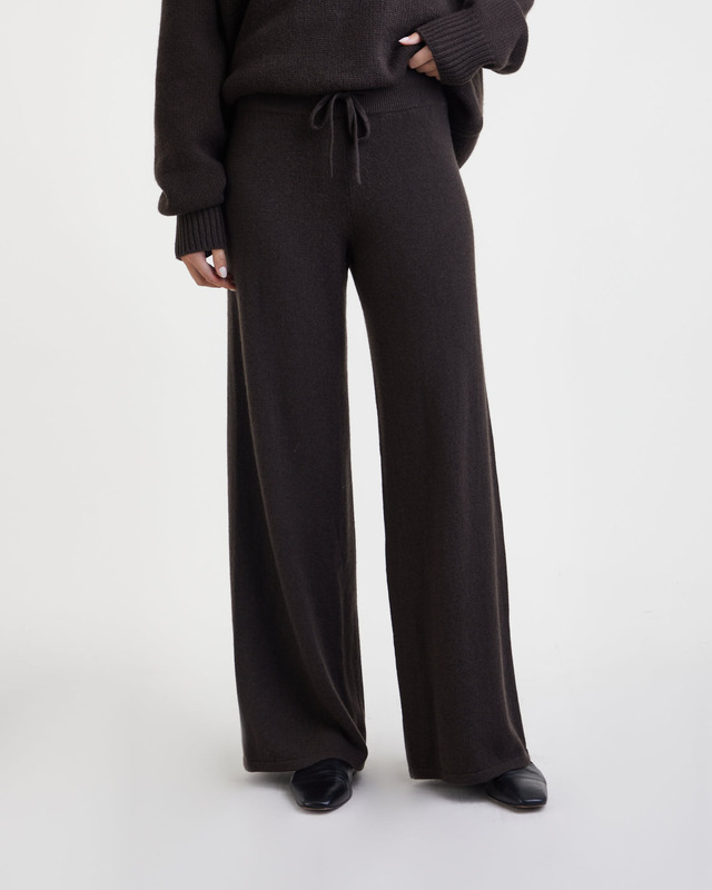 LISA YANG Trousers Sofi Cashmere Brown 2 (M-L)