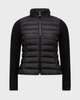 Moncler Kofta Padded Wool Zip Svart XS