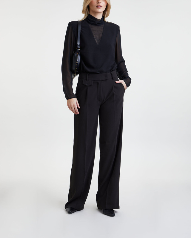DANTE6 Top D6Rapallo Contrast Sheer Raven 1 (XS)