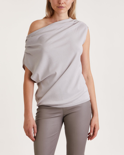 Topp D6Soroko Off-Shoulder Ljusgrå 1