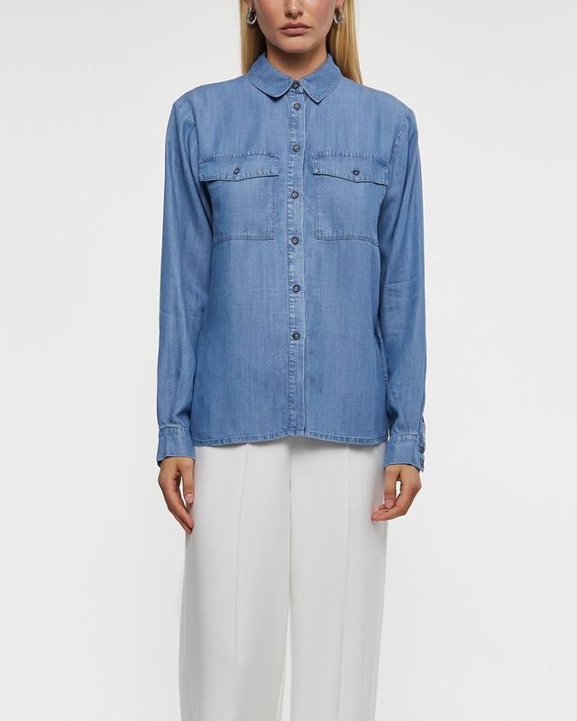 7 For All Mankind Skjorta Dina  Denim L
