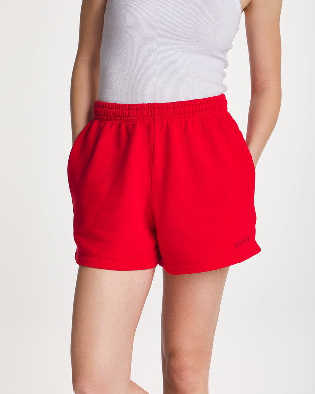 ROTATE Birger Christensen Shorts Elasticated Red M