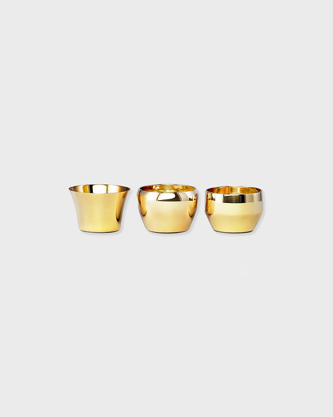 Ljuslyktor Kin Tealight - set of 3 pcs  Guld ONESIZE 1