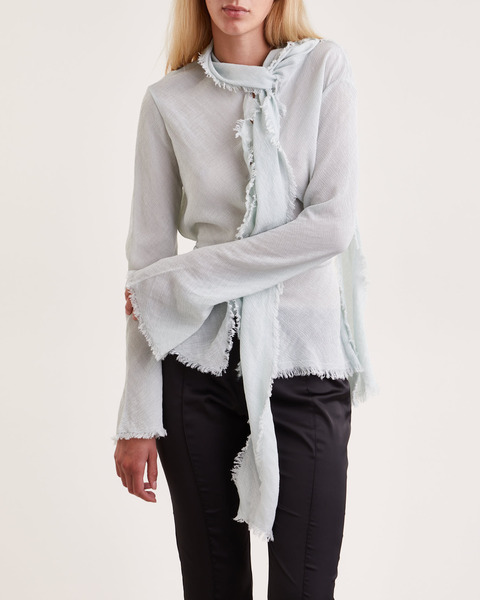 Blouse Scarf Blå 2