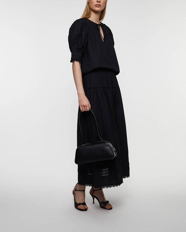 Ulla Johnson Skirt Harlow  Black US 8 (EUR 40)