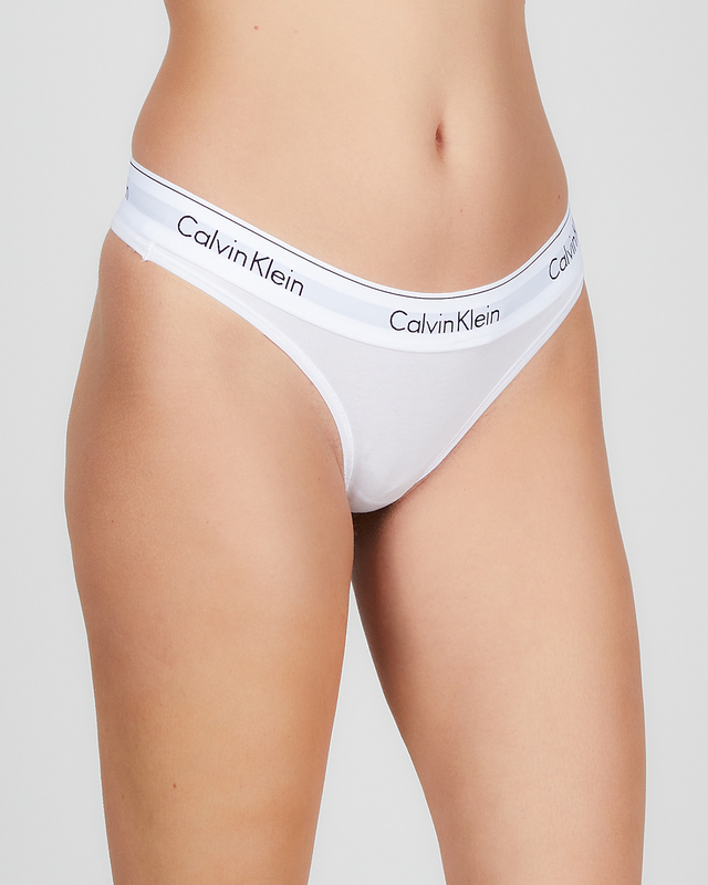 Calvin Klein Thong White S