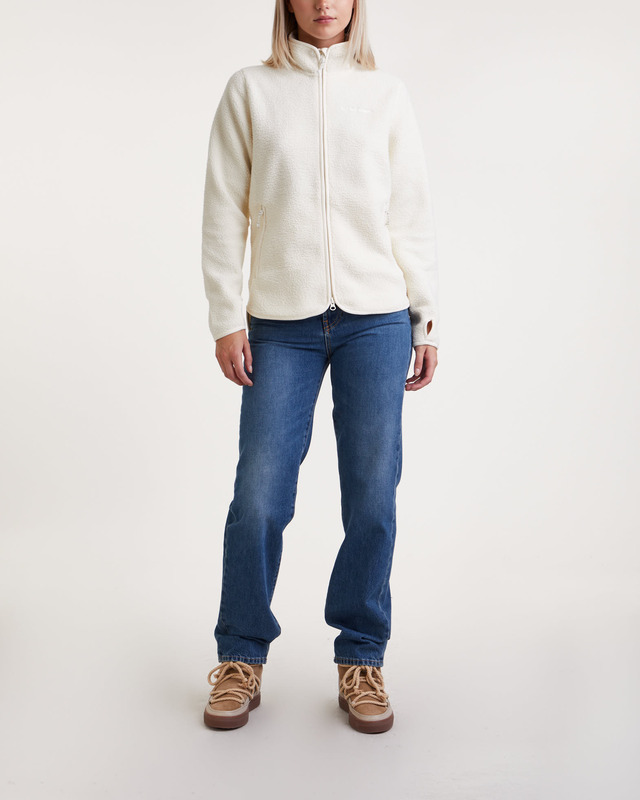 Peak Performance Jacka W Pile Zip  Offwhite M