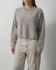 Soft Goat Genser Brushed Crewneck Greige M